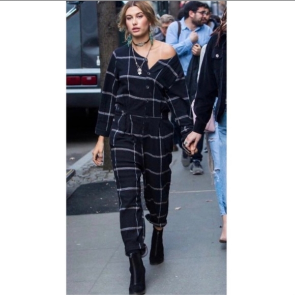 Free People Pants - Free People Keep It In Check Plaid Jumpsuit